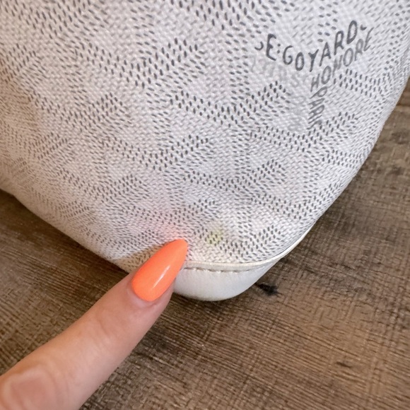 Goyard PM Artois Tote Coated Canvas - Personalized with TDW Initials - Picture 12 of 17